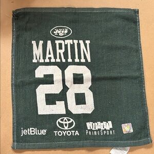 Green New York Jets Curtis Martin Rally Towel
